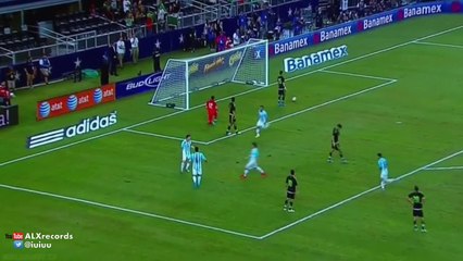 Messi Fantastic Goal Argentina 	2  - 2	Mexico 2015