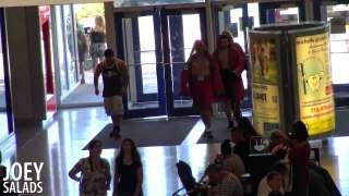 Boxing in the Mall  Mayweather vs Berto Fight Public Prank