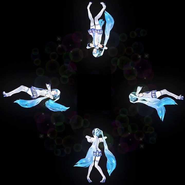 【MMD】【Holographic】 Hatsune Miku - Burenai ai de