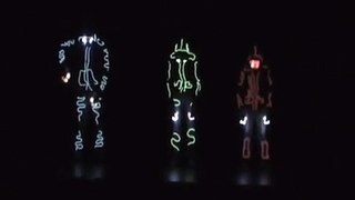 Electroluminescent Dance Show