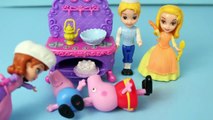 Peppa Pig Play Doh Ham Sandwich Disney Sofia The First Makes Food Peppa George Pig DisneyCarToys