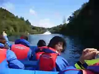 New Zealand Lake Taupo Huka Falls Jet