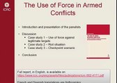 Use of force in armed conflicts 1/5 Opening remarks