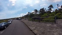 Biking in Hawaii Volcanoes National Park. Steam Vents. Sulphur Banks. Crater Rim Drive