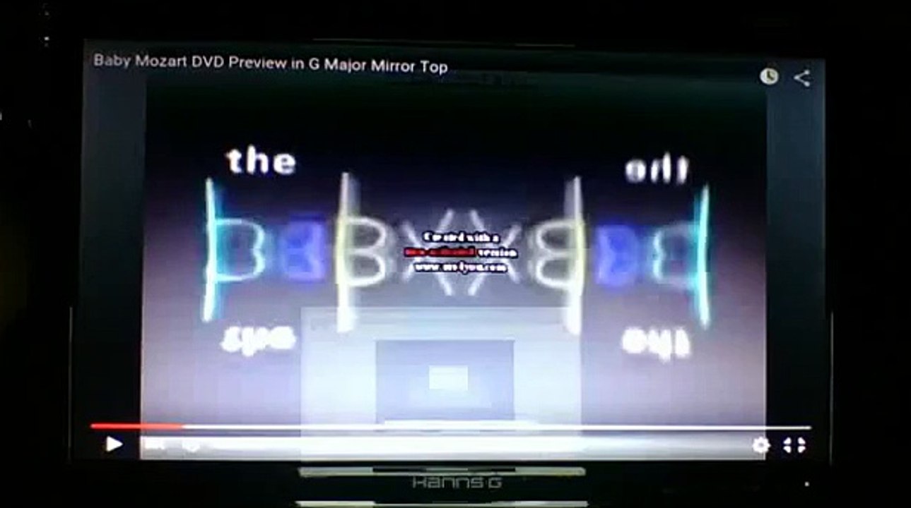 Baby Mozart DVD Preview in G Major Mirror Top