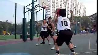 學界籃球B Grade梁文燕vs沙官(第一節片段)
