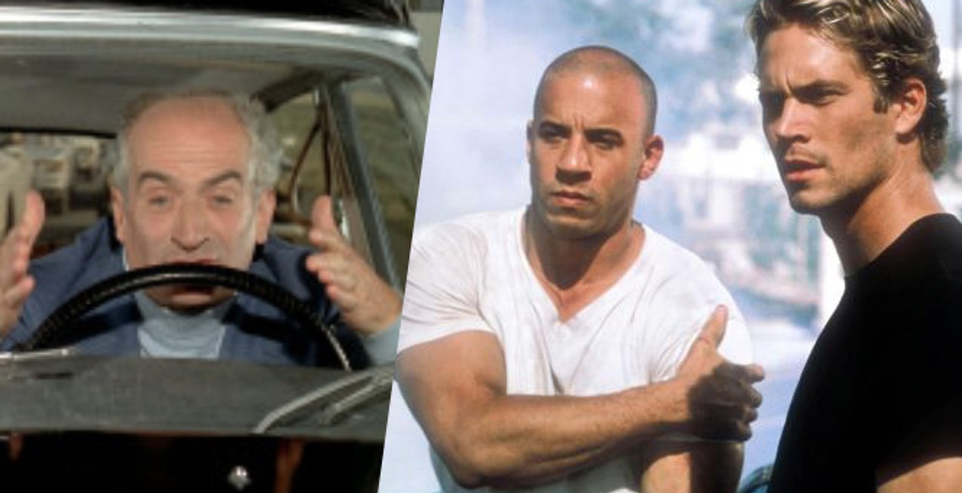 Quand les acteurs de Fast and Furious et Louis de Funès font la course