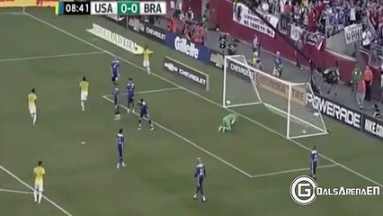 مشاهده اهداف البرازيل وامريكا بتاريخ 09/09/2015 وديه 4/1