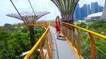 Singapore Sky Park Bridge Marina Bay Sands 4K 2015 Hotel & Gardens by the Bay 2015 4K LX100