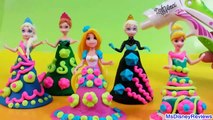 New Play Doh DohVinci Design a dress Disney Frozen Elsa Anna Rapunzel Cinderella MsDisneyReviews