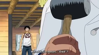 One piece: Garp talks to Ace about Luffy