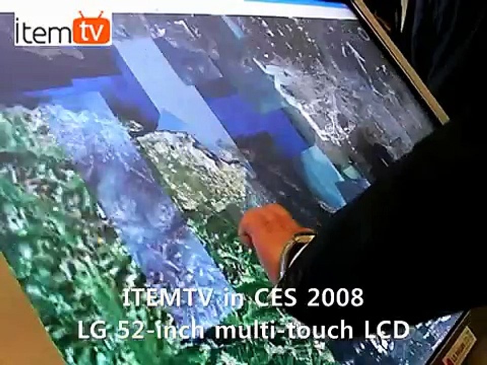 LG 52-inch multi-touch LCD