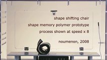 Shape shifting chair - Shape Memory Polymer - Prototype