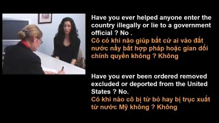 US CITIZENSHIP INTERVIEW English and Vietnamese