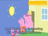 Peppa Pig Cartoon Very Hot Day with subtitle