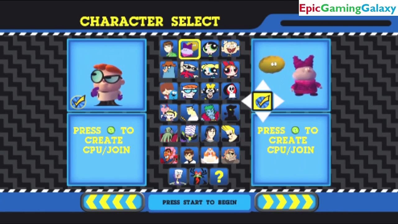 Chowder And Kimchi VS Dexter The Boy Genius In A Cartoon Network Punch Time Explosion XL Match