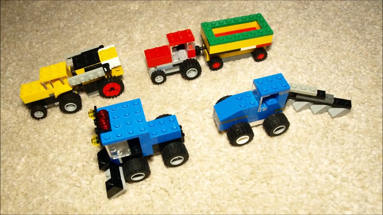 Lego - kombajn a traktory (Microscale/Microspace)