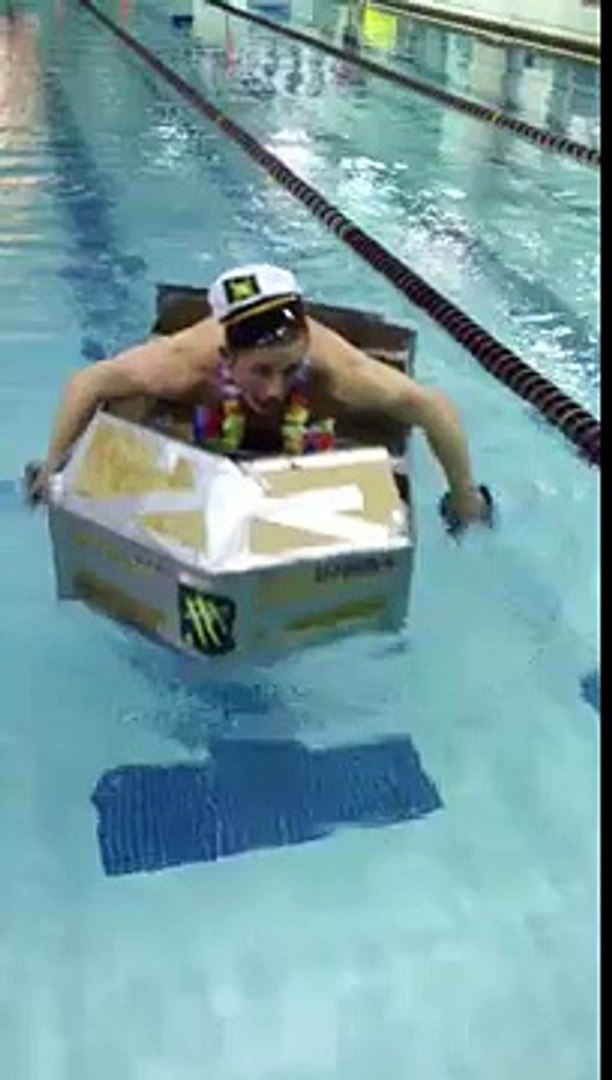 ⁣Special events Cardboard Race