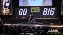 UFC 193- Ronda Rousey vs. Holly Holm Staredown