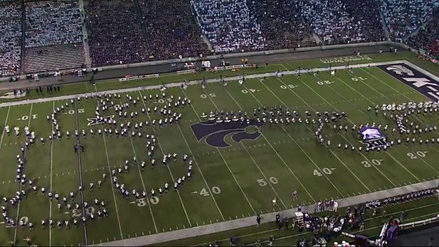 Kansas State Marching band made an 'offensive' formation... WHAT?!