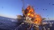 Norwegian military's ship killing missile blows up a frigate
