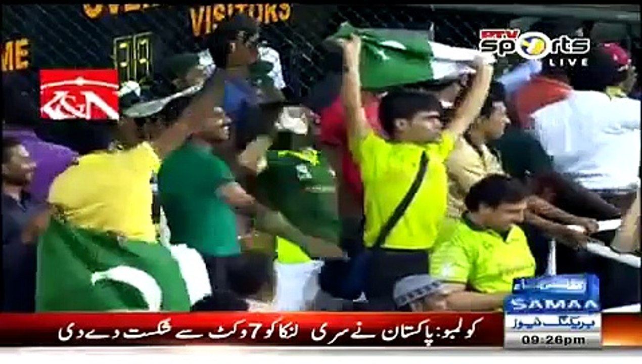 Pakistan vs Sri Lanka 4th ODI Highlights – Shoaib Malik Sixes – Shehzad 95   Video