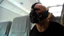 Bane says of course for 10 minutes after inhaling Helium gas