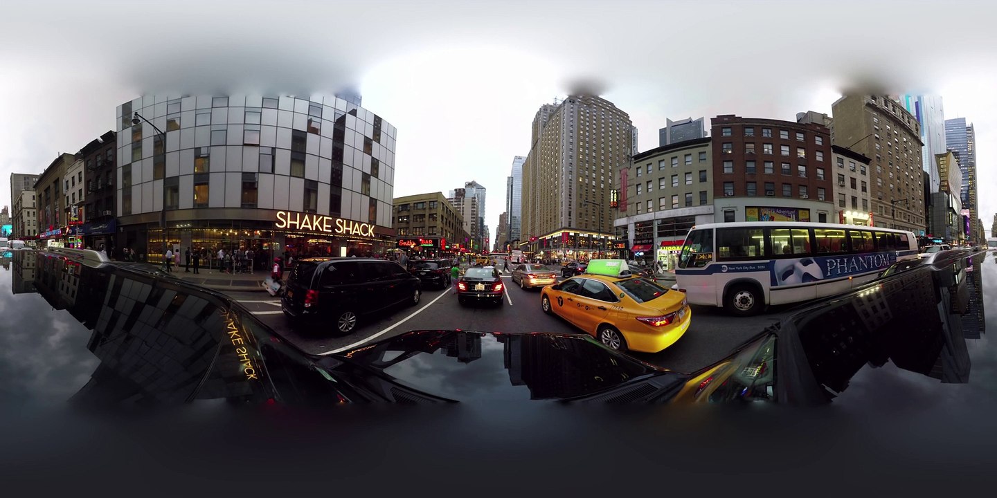 New York City filmée avec la caméra GoPro 360°