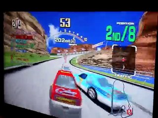 Daytona Usa Ps3/Xbox 360 Amazing Dispute on Multiplayer Online With 8 Experts Players!  #4