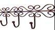 Details niceeshop(TM) Over the Door Iron 5 Hook Rack Hanger for Clothes Coat Hat Bags,Br Deal