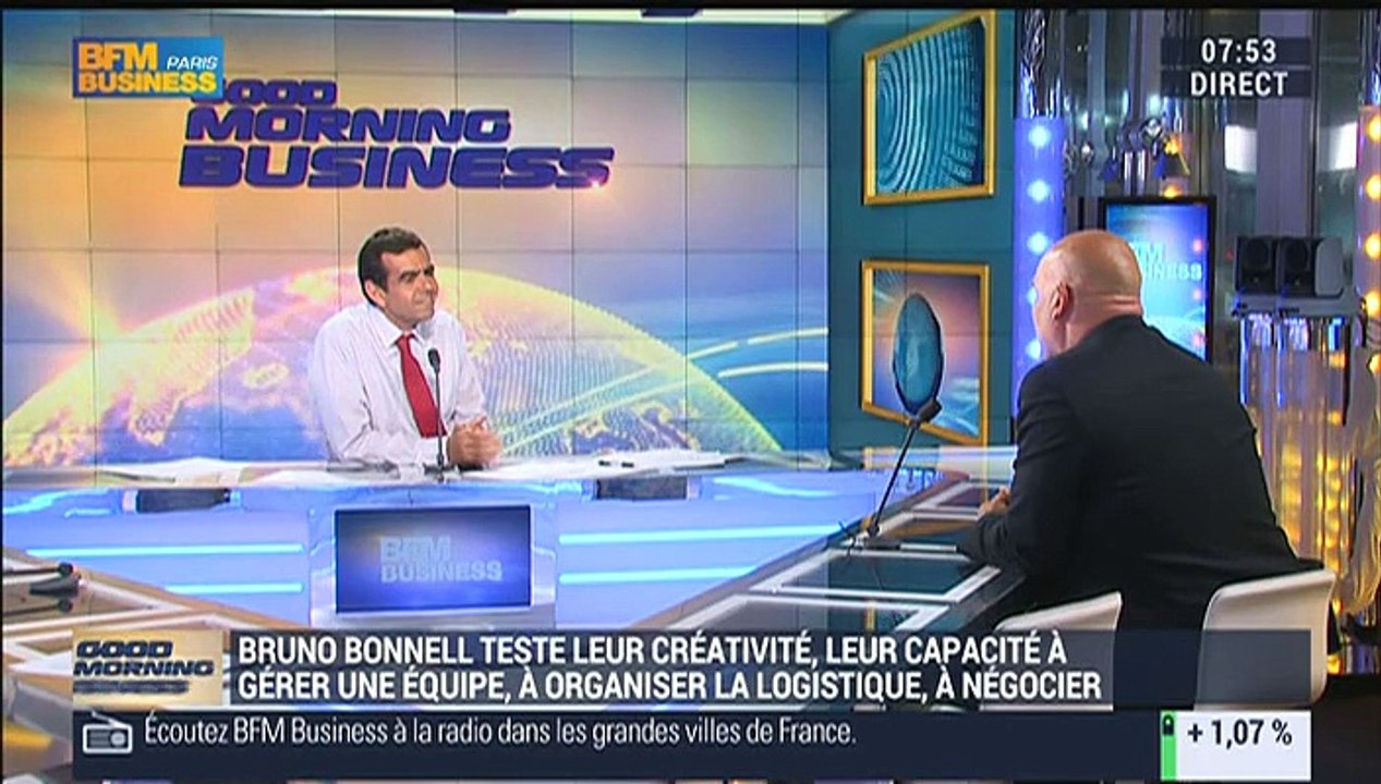 "Il y a beaucoup d'astuces dans The apprentice qui montrent qu'on peut s'en sortir sans rien" : Bruno Bonnell - 09/09