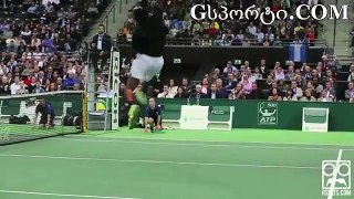 Gael Monfils  Tennis Trick Shot Master Supercut Compilation