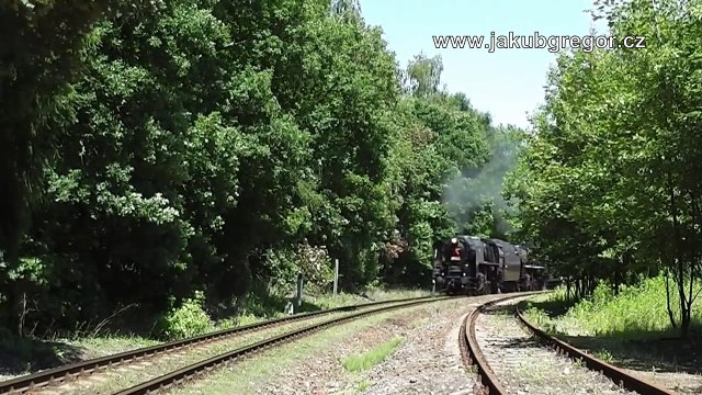 Parní nákladní vlak Nučice - Lužná u Rakovníka