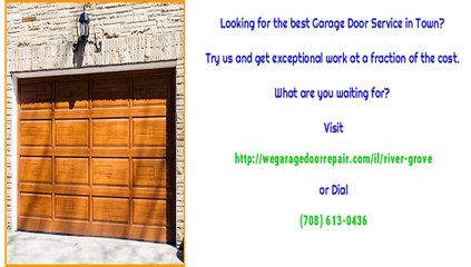 Garage Door Repair Service in River Grove, IL
