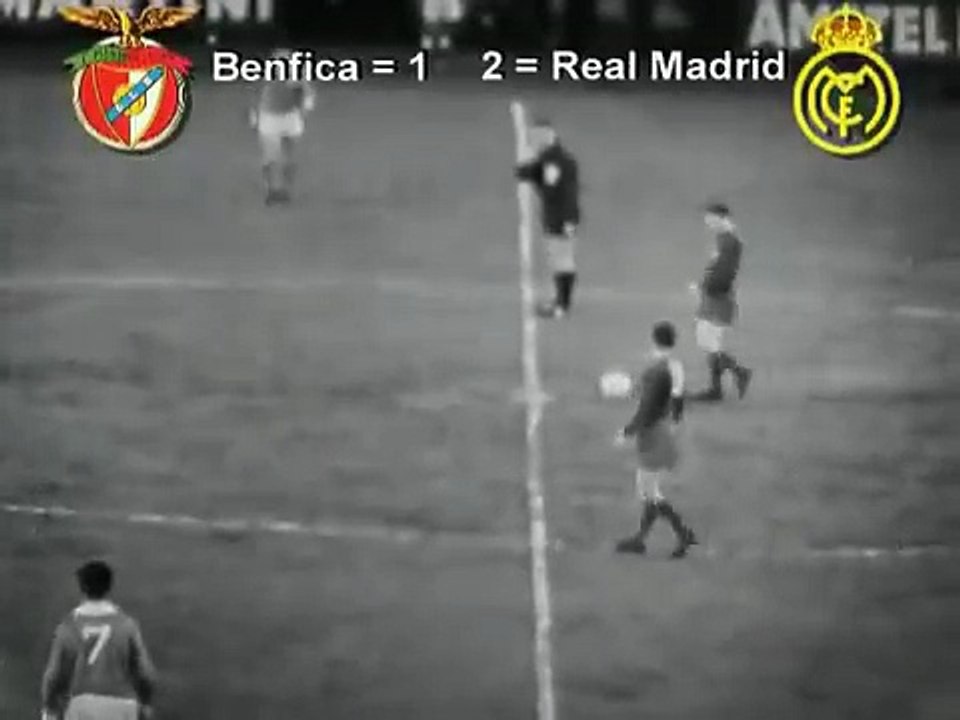 Benfica 5 - Real Madrid 3 - Final Champions 1962