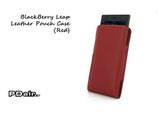PDair BlackBerry Leap Leather Pouch Case (Red)