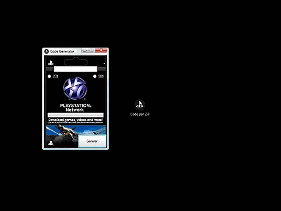 Generateur de code PSN [2013]