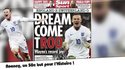 Rooney meilleur buteur de l'histoire de la sélection Anglaise !