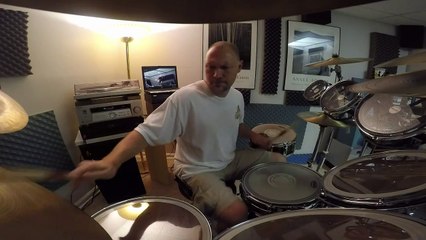 Assembly Line - Dregs (drum cover) GoPro front view