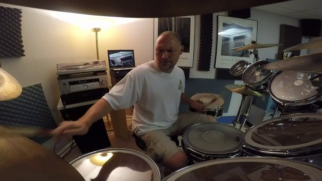 Assembly Line - Dregs (drum cover) GoPro front view