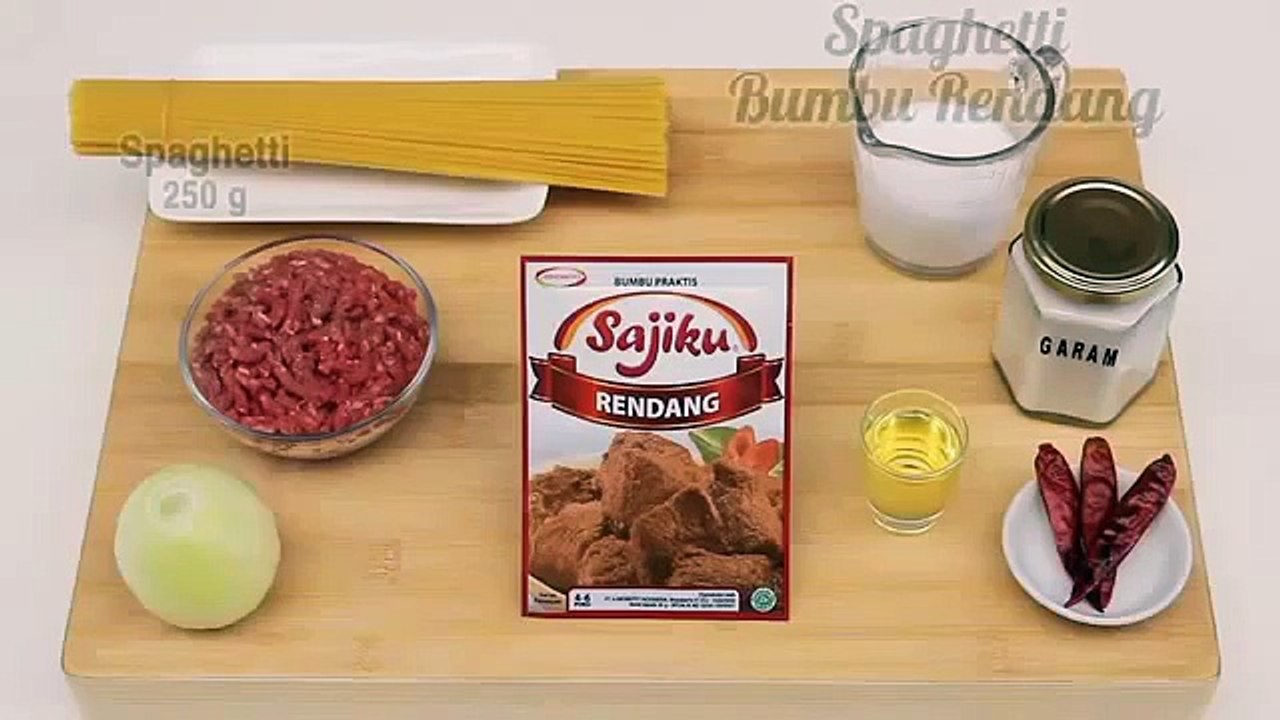 Dapur Umami - Spaghetti Bumbu Rendang