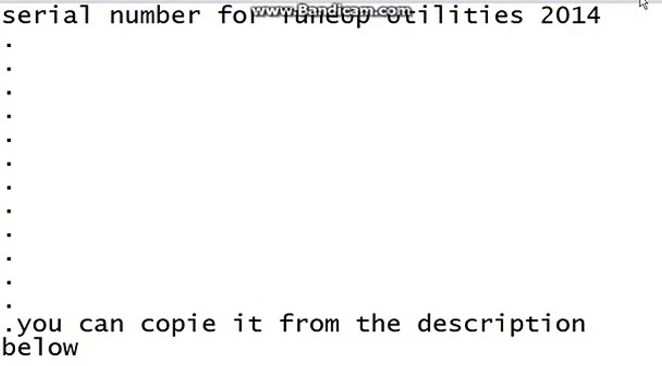 serial number for TuneUp Utilities 2014