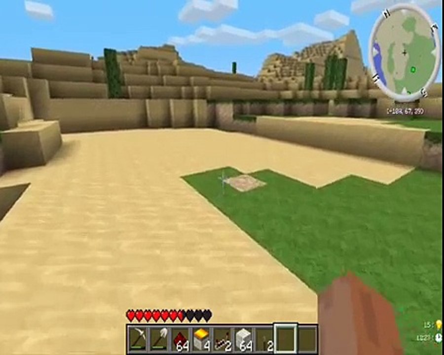 Гайд как сделать ворота в Minecraft. Видео №1