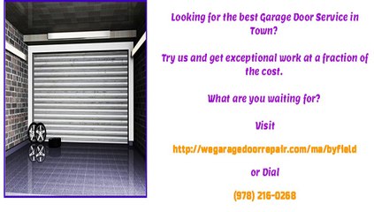 Byfield, MA Garage Door Repair Technicians