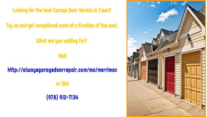 Merrimac, MA Garage Door Repair Service