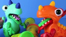 Chomposaurus Play Doh Pet Dinosaur Cookie Cutter T Rex Stegosaurus DIY Play Dough DisneyCarToys