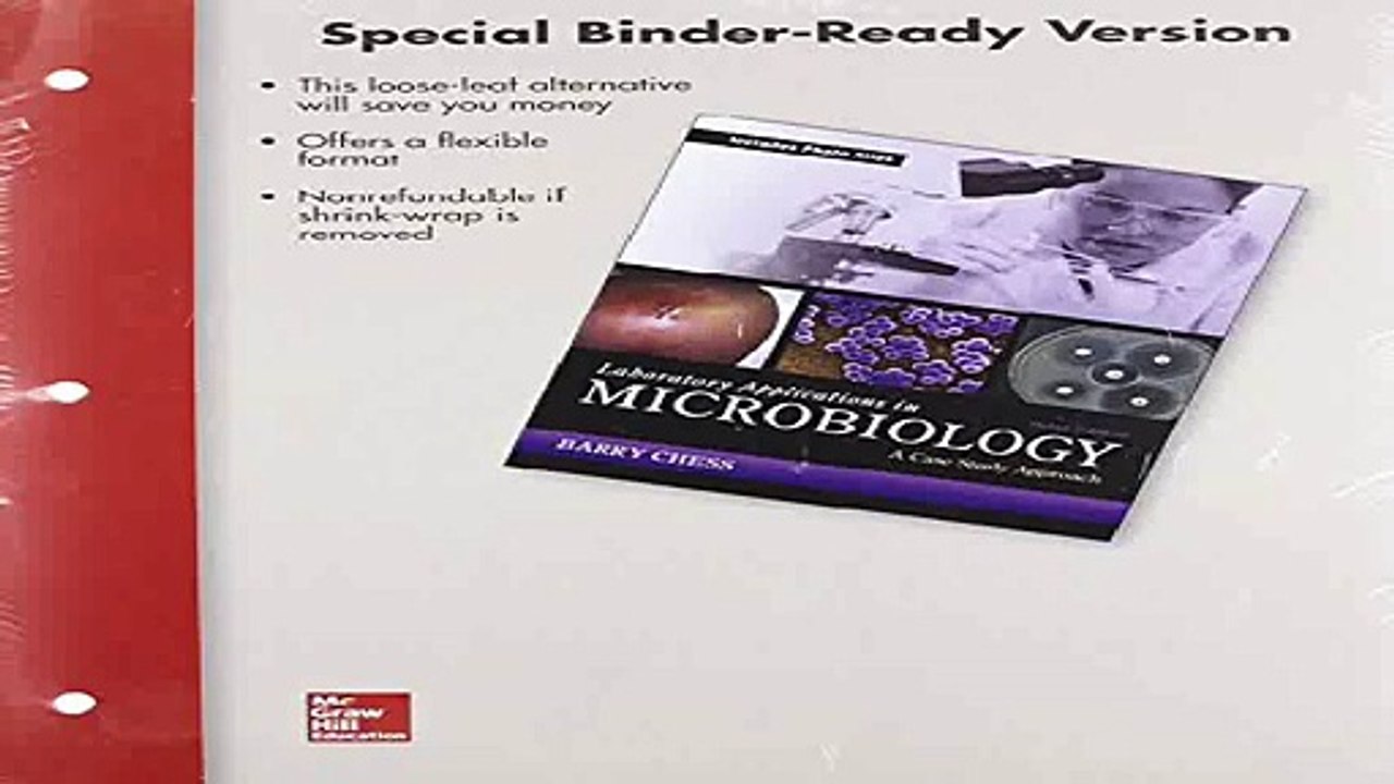 Loose Leaf for Laboratory Applications in Microbiology A Case Study Approach