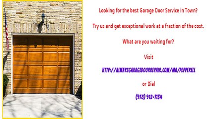 Garage Door Repair Technicians in Pepperell, MA