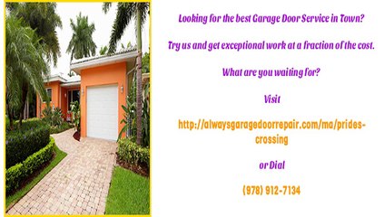 Prides Crossing, MA Garage Door Repair Service