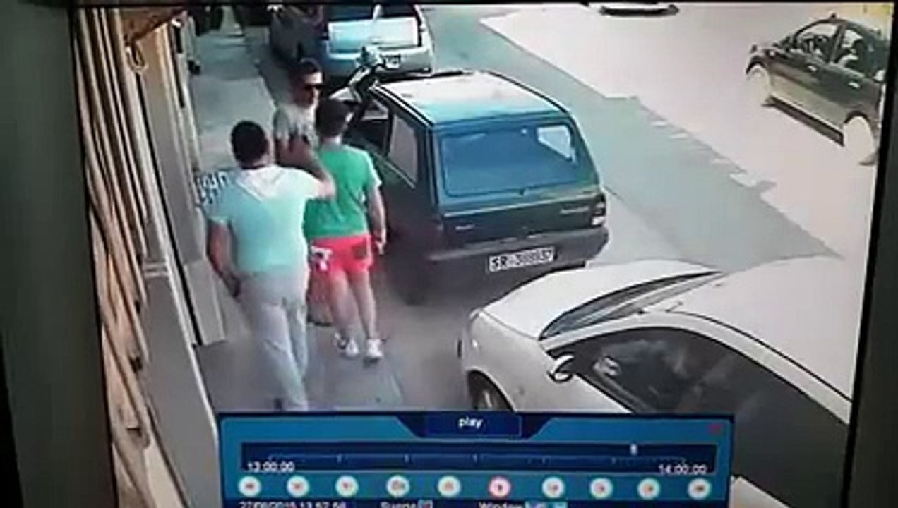Stunned Silence After Hulking Beast Casually Picks Up His Car And Drives Away